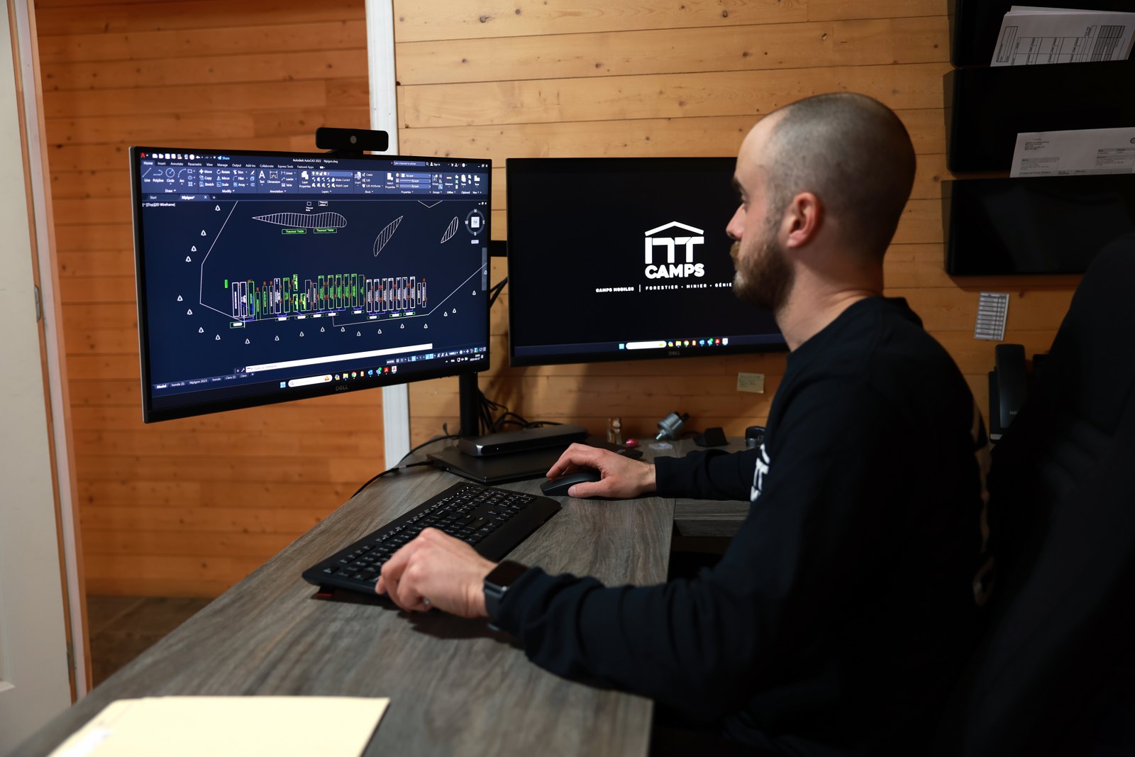 Services administratifs et conception de campements, Camps NT